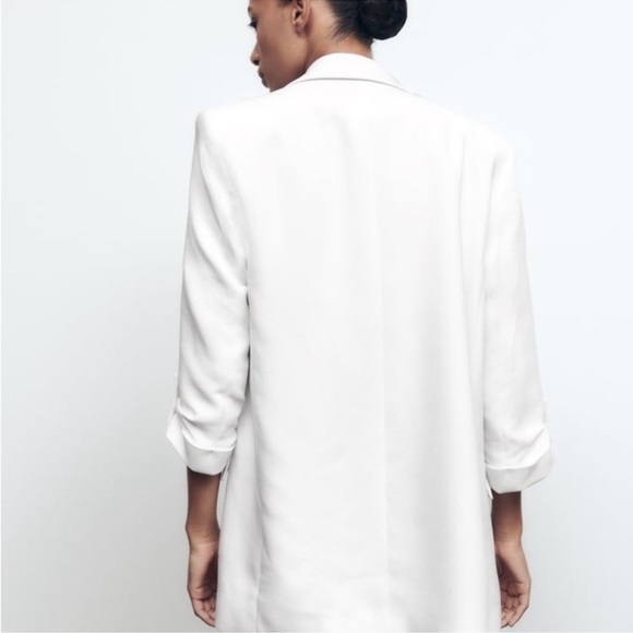 zara rolled up blazer blogger fav - Picture 4 of 10